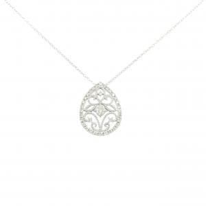 K18WG ダイヤモンド ネックレス 0.30CT