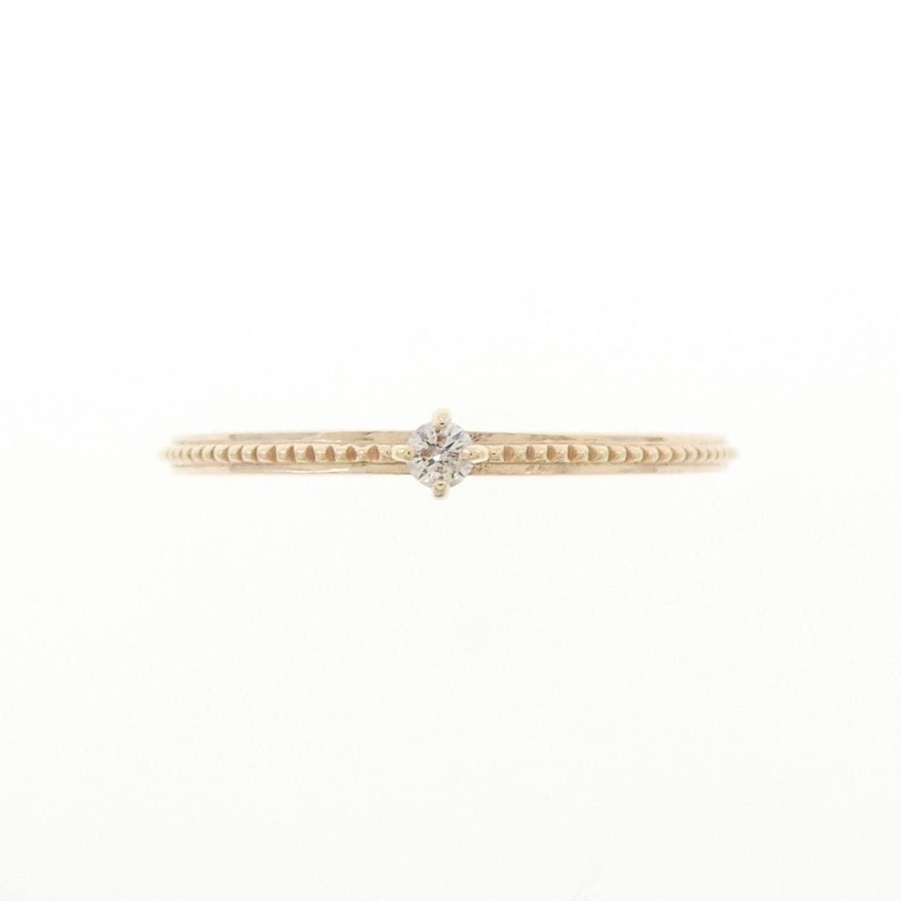 アガット ダイヤモンド リング 0.03CT