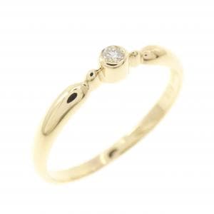 K18YG ダイヤモンド リング 0.04CT