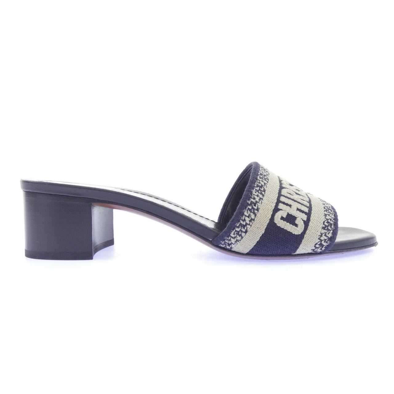 クリスチャンディオール CHRISTIAN DIOR エンブロイダリーコットン DWAY サンダル