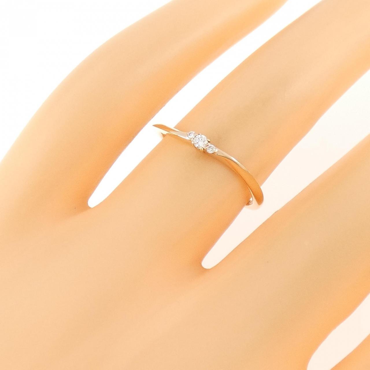 K10PG ダイヤモンド リング 0.03CT