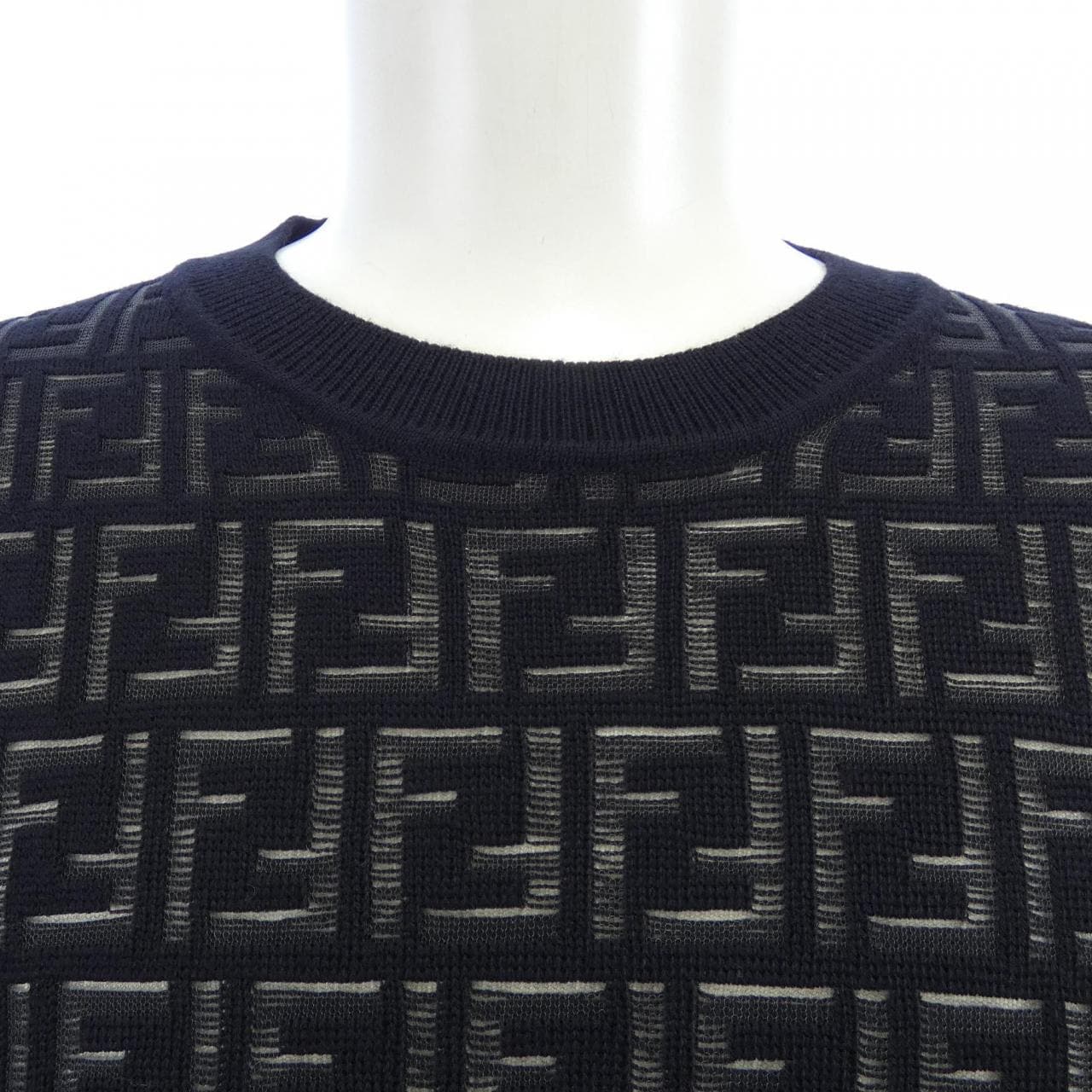 フェンディ FENDI エンブロイダードコットンスエットシャツ FZY063 AAUQ ニット