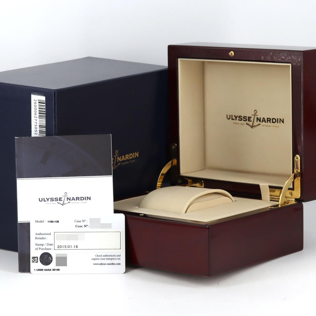 ユリス・ナルダン マリーンクロノメーター 1183-126-7M/43 SS 自動巻