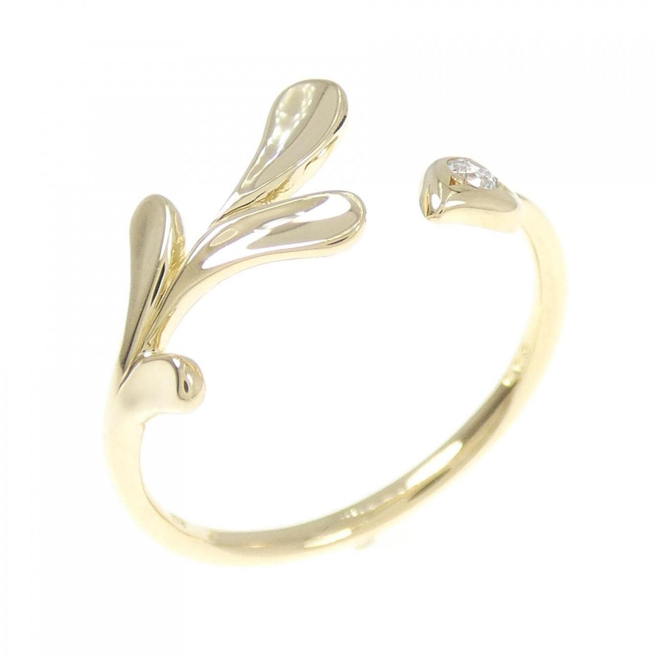 K18YG ダイヤモンド リング 0.03CT
