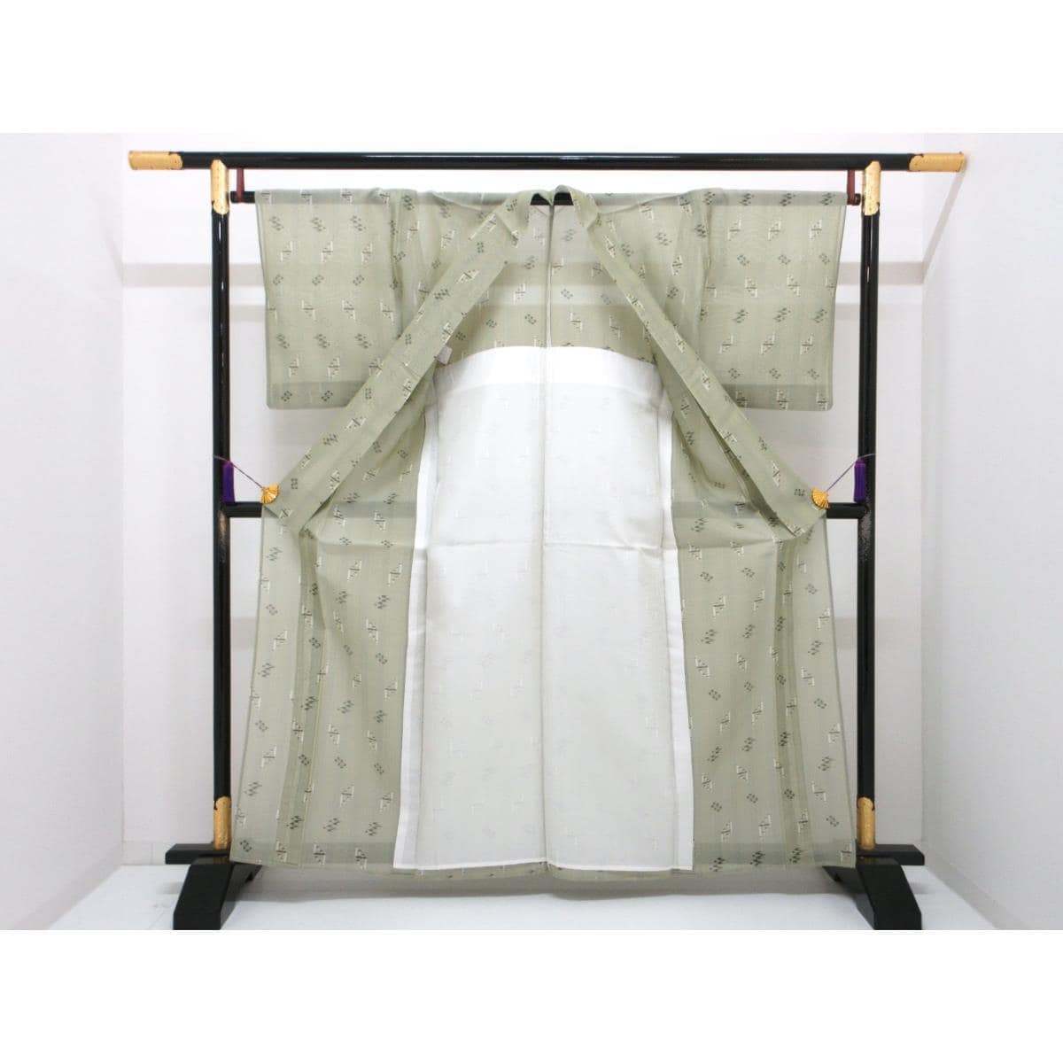 単衣　証紙付【琉球絣】