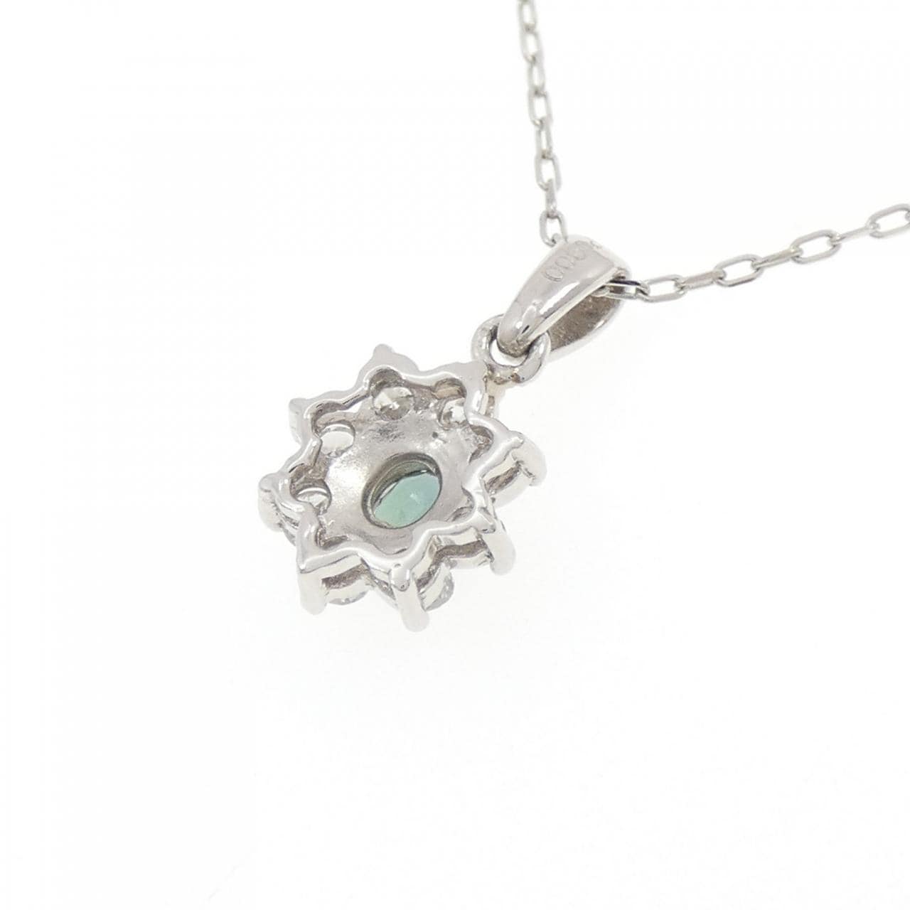 PT900/PT850 アレキサンドライト ネックレス 0.13CT