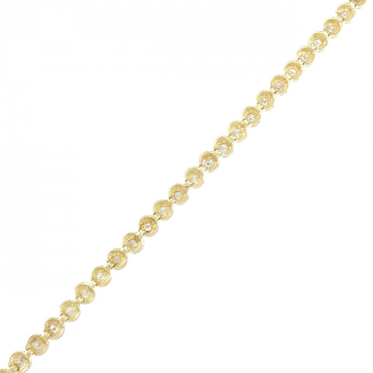 K18YG ダイヤモンド ブレスレット 1.00CT