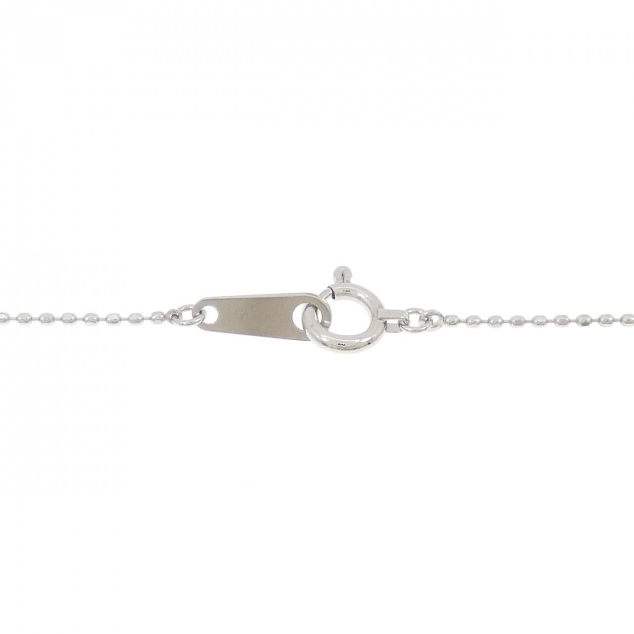 PT900/PT850 エメラルド ネックレス 0.41CT