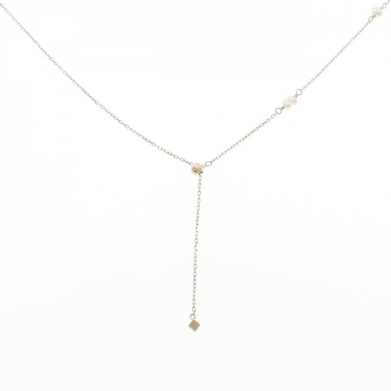 アガット 淡水パール ネックレス