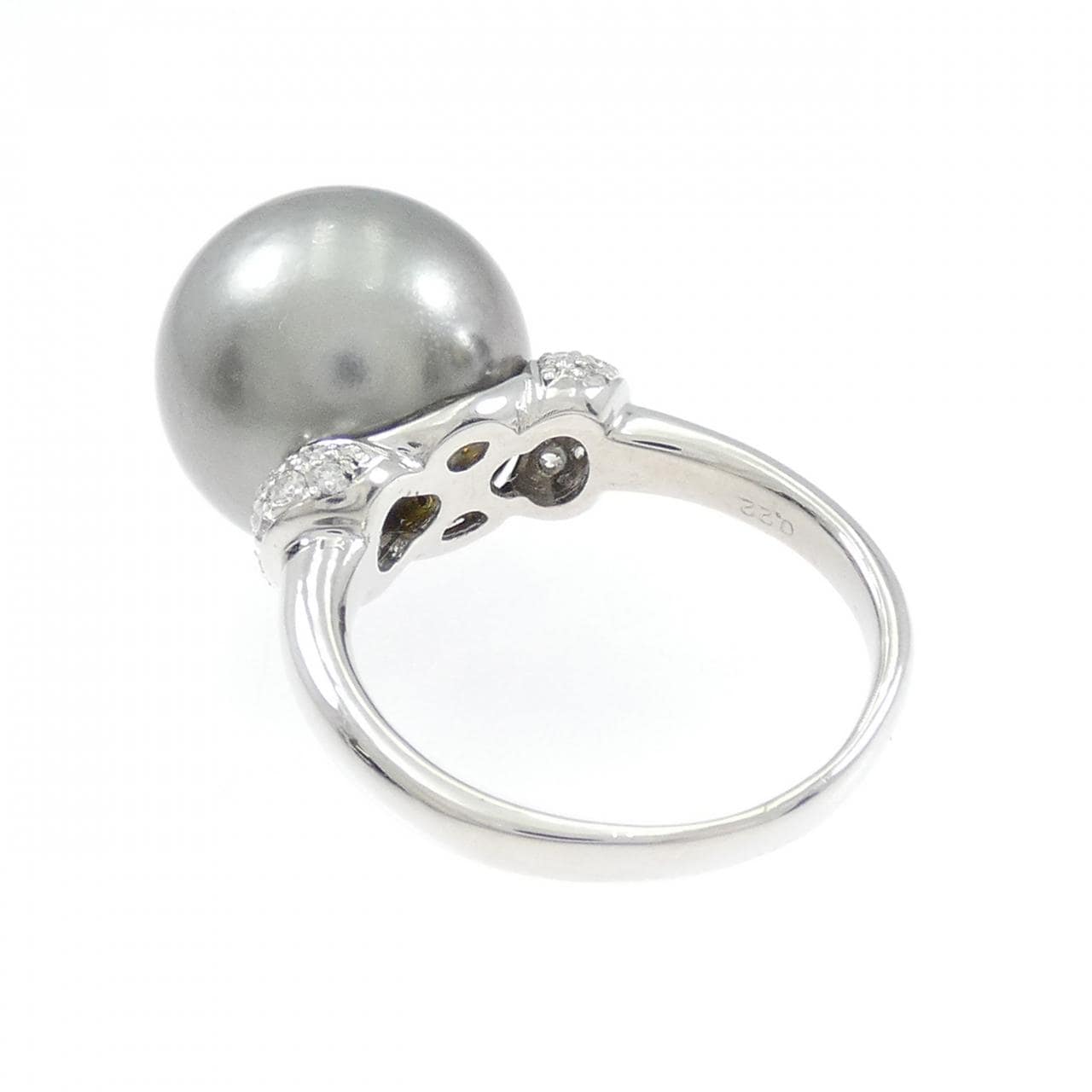 PT900 黒蝶パール リング 13.3mm