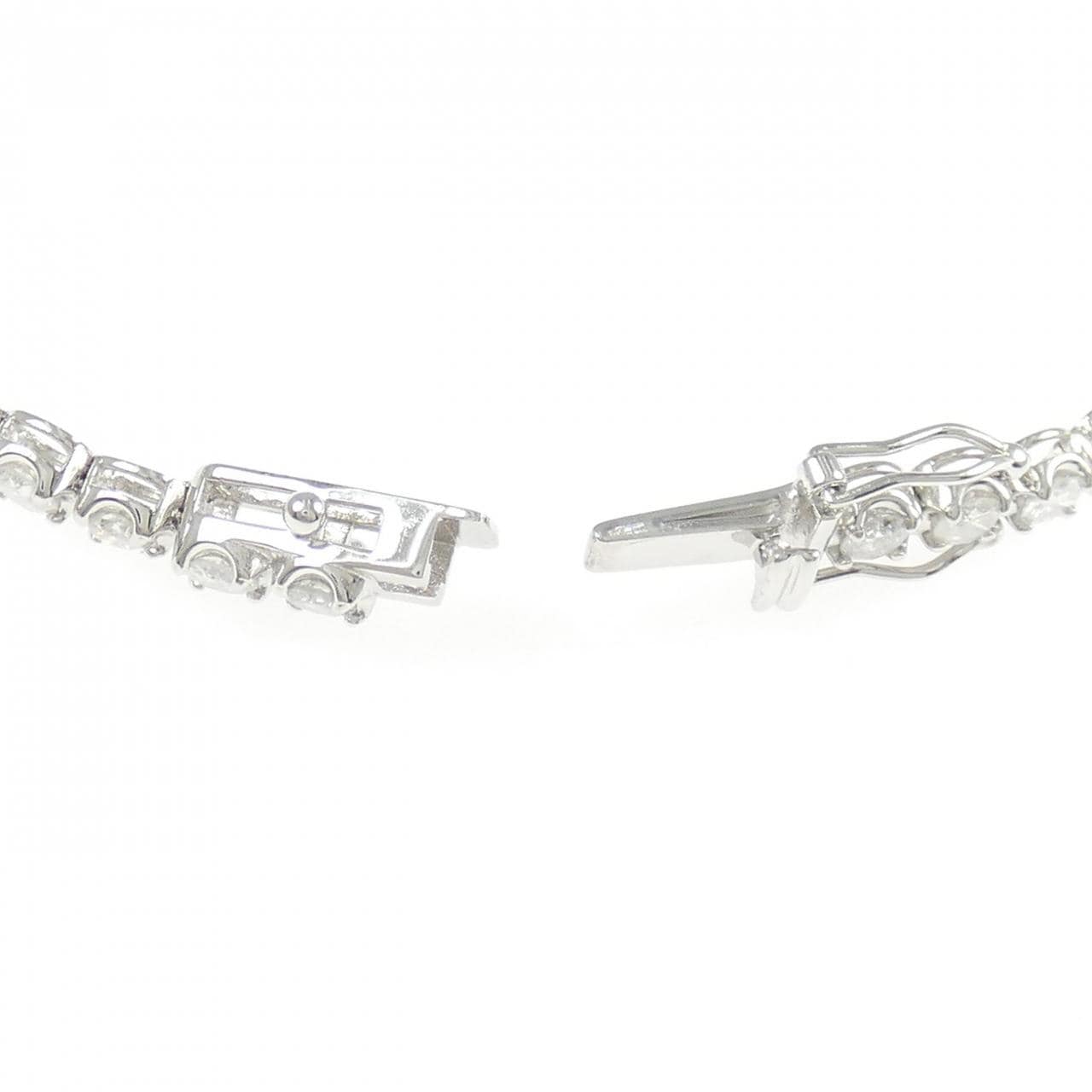 K18WG ダイヤモンド ブレスレット 5.00CT