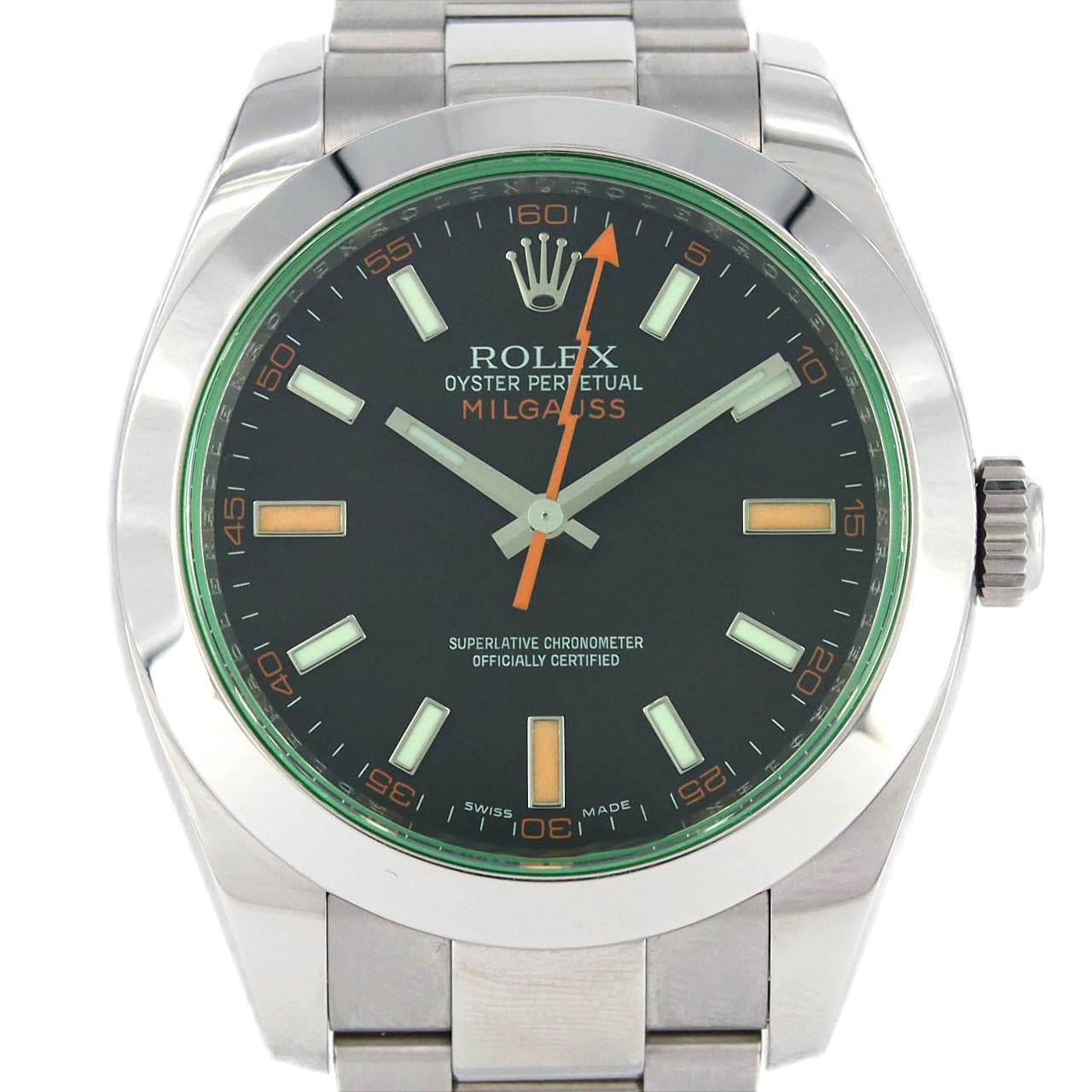 ROLEX Milgauss 116400GV SS Automatic V number