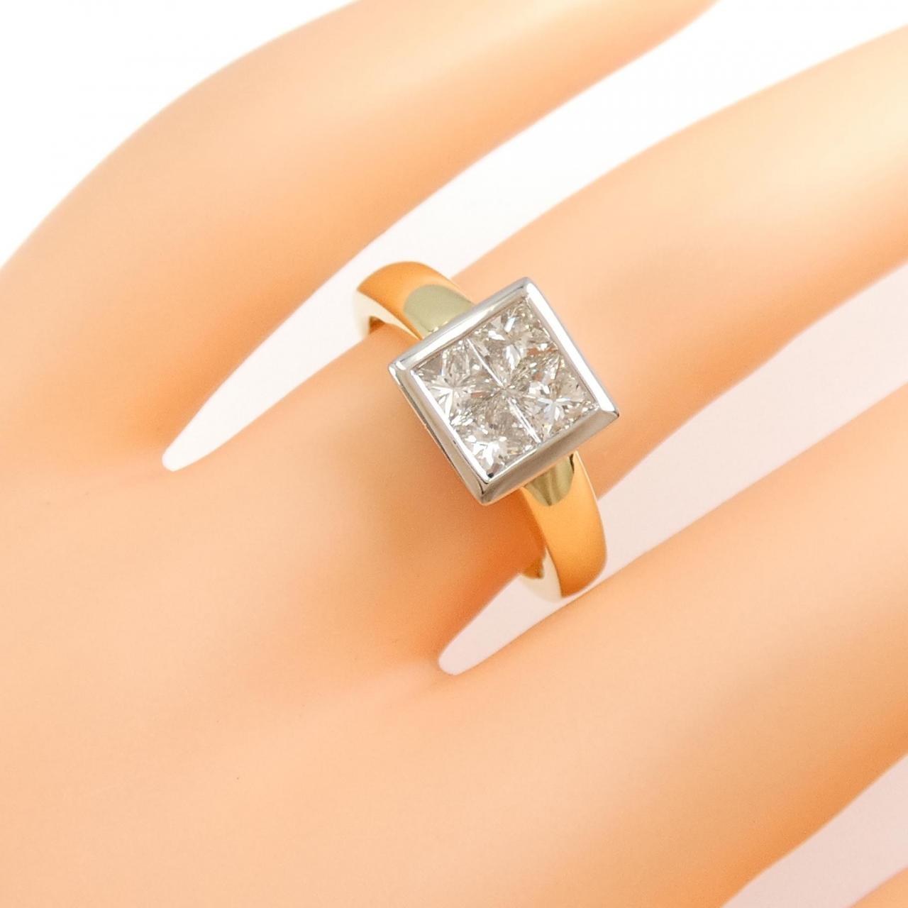 コメ兵｜K18YG/PT ダイヤモンド リング 1.10CT｜ジュエリー｜リング