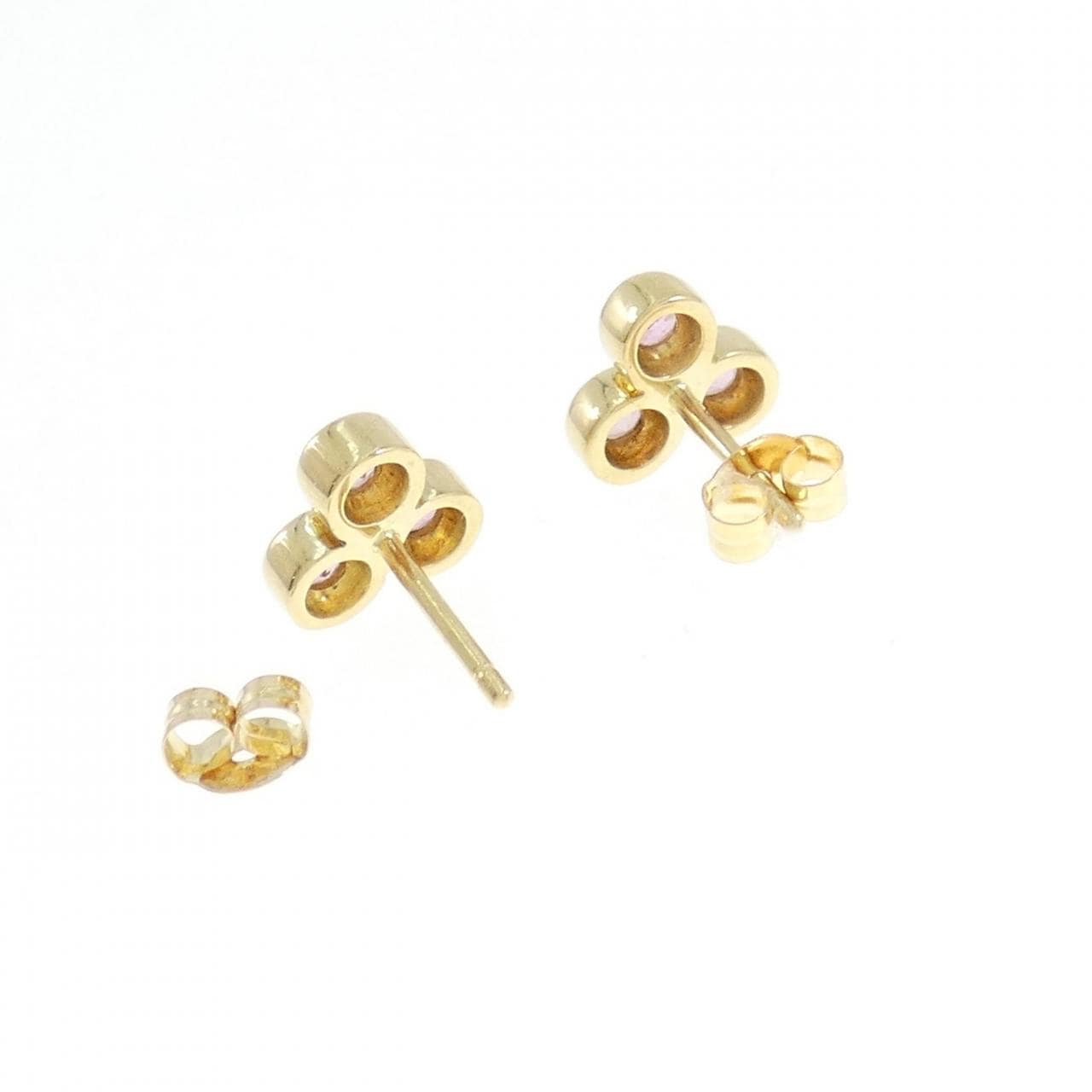 750YG/K18YG Tourmaline earrings