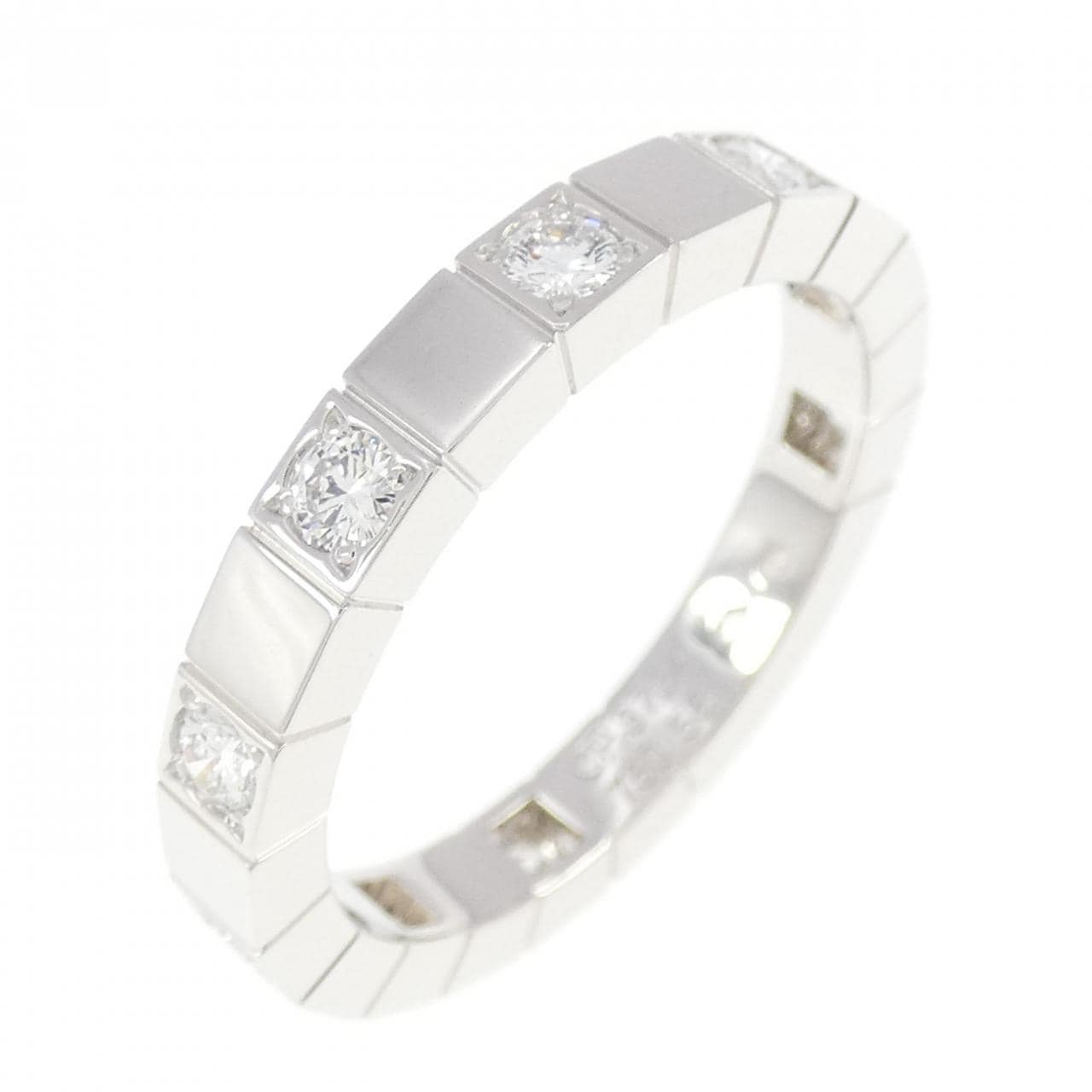 Cartier Lanieres half diamond ring