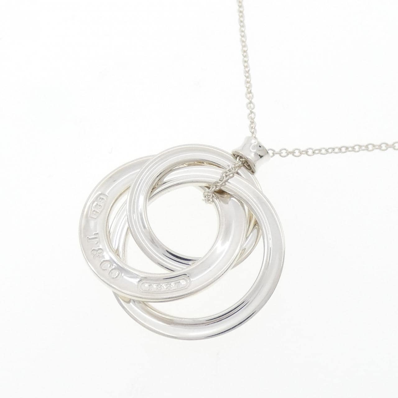 TIFFANY Co. 1837 Interlocking Circle Small Necklace