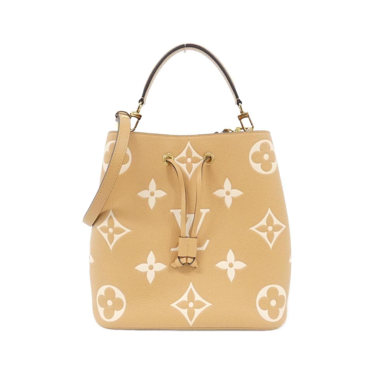 LOUIS VUITTON Bicolor Monogram Empreinte Neo Noe MM M45808 Shoulder Bag