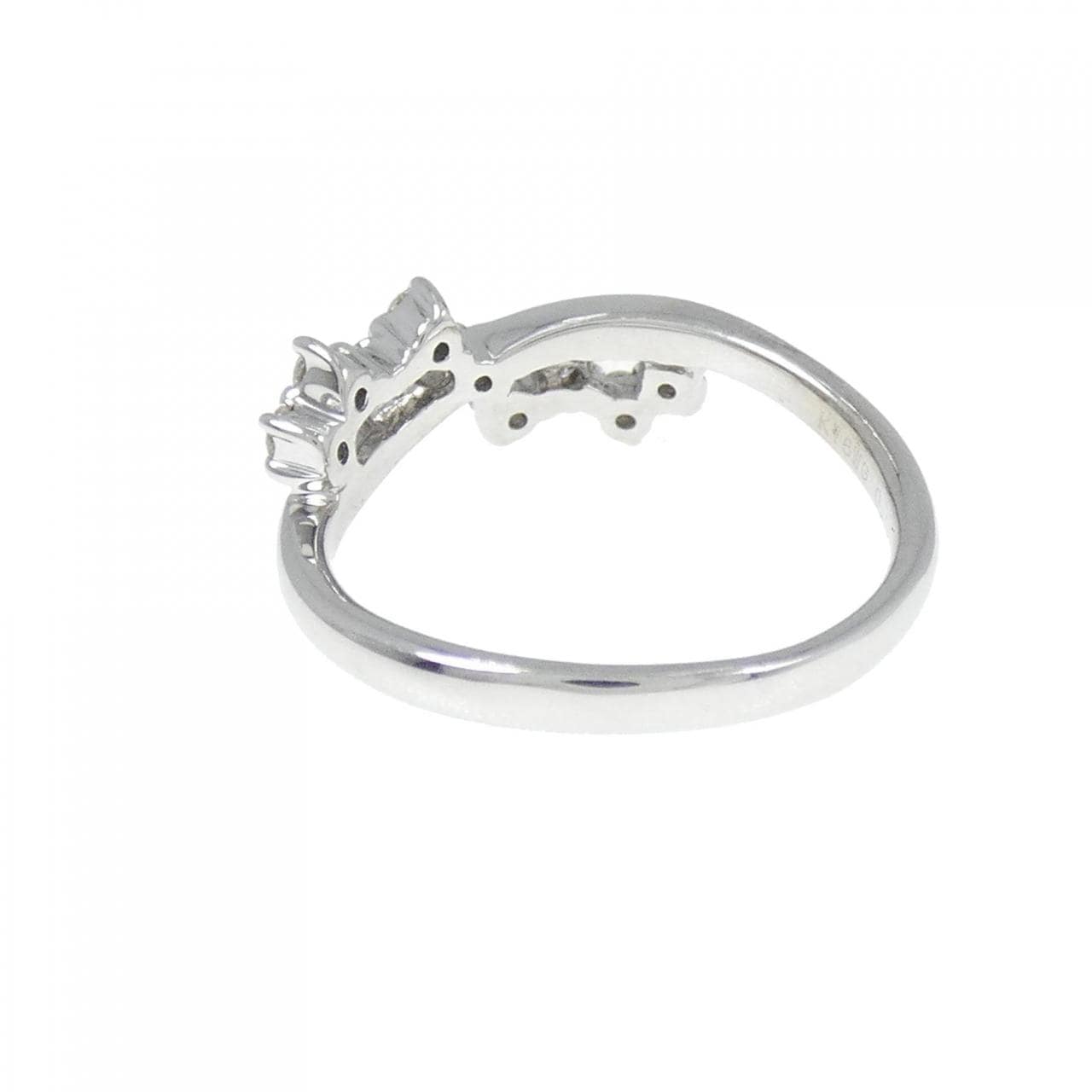 K18WG ダイヤモンド リング 0.18CT