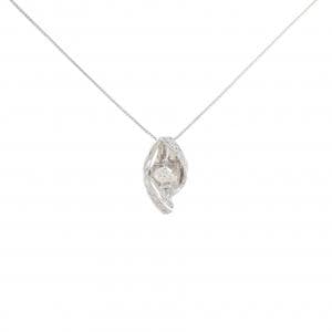 K18WG ダイヤモンド ネックレス 0.357CT