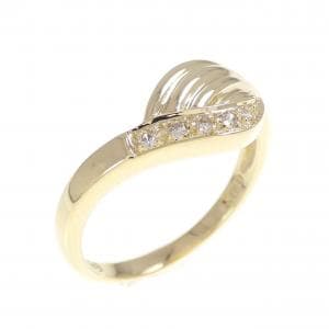 K18YG ダイヤモンド リング 0.05CT