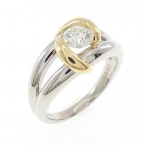 PT900/K18YG ダイヤモンド リング 0.53CT