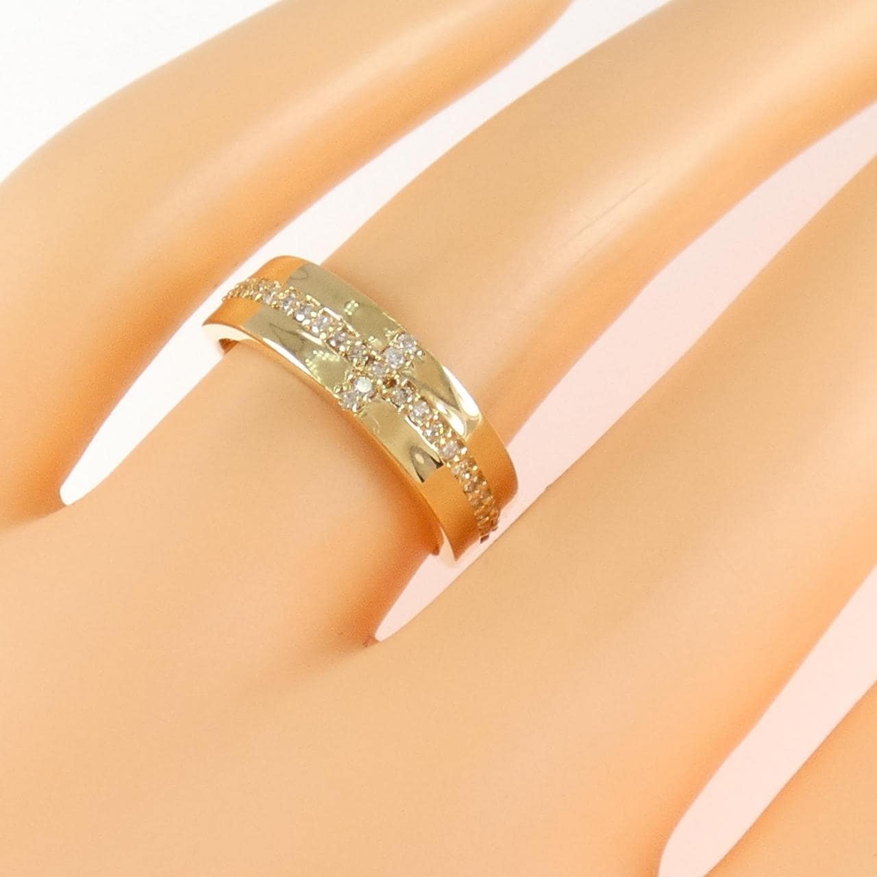 K18YG ダイヤモンド リング 0.17CT