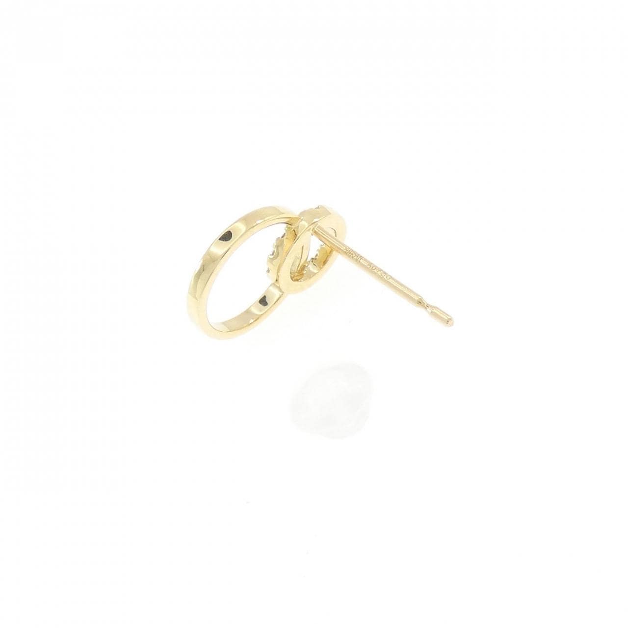 アーカー ティナオレオール ピアス 0.02CT 片耳