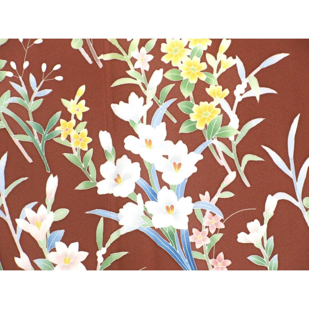 訪問着　【本加賀友禅】南克治　唐花