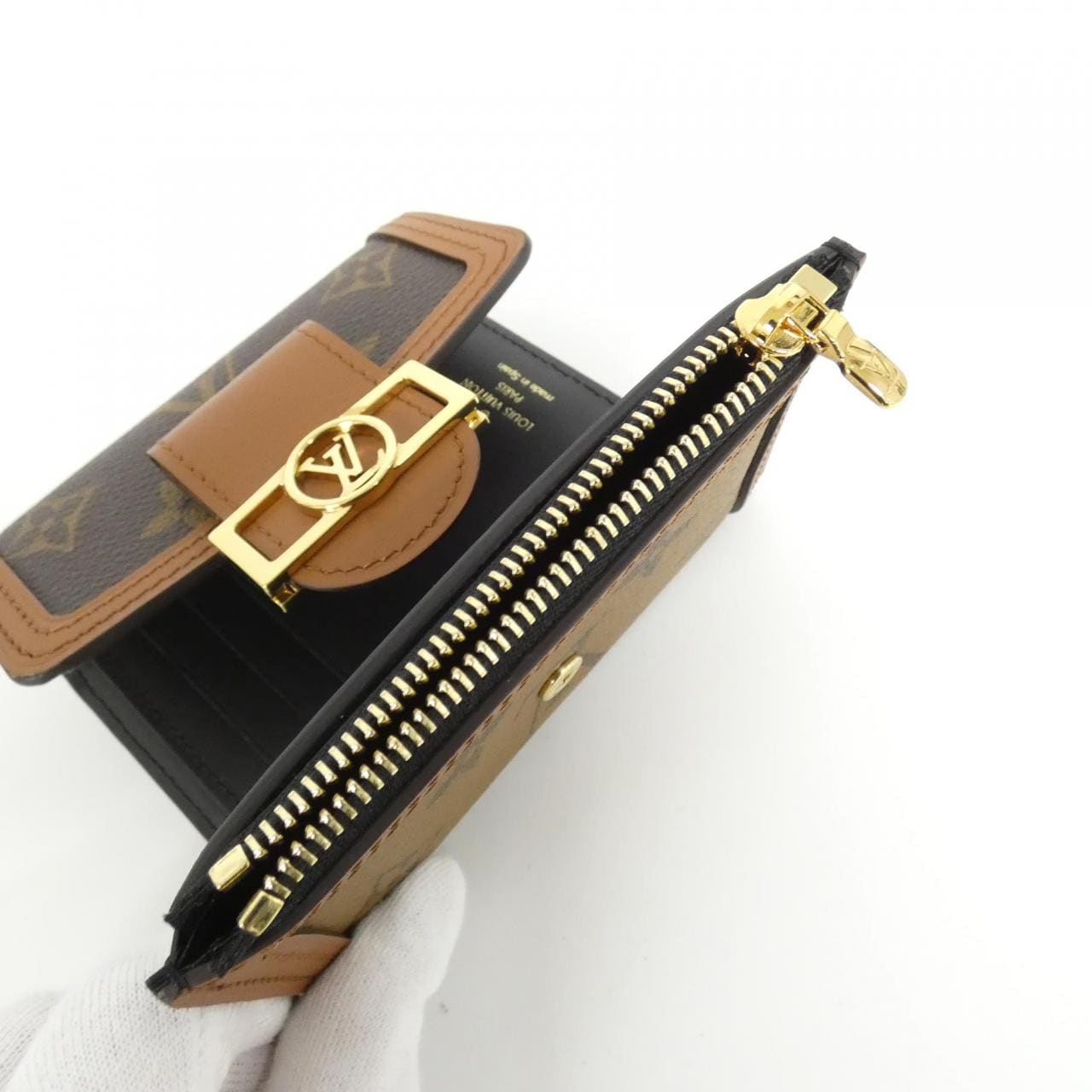 ルイヴィトン モノグラム ポルトフォイユ ドーフィーヌ コンパクト M68725 財布