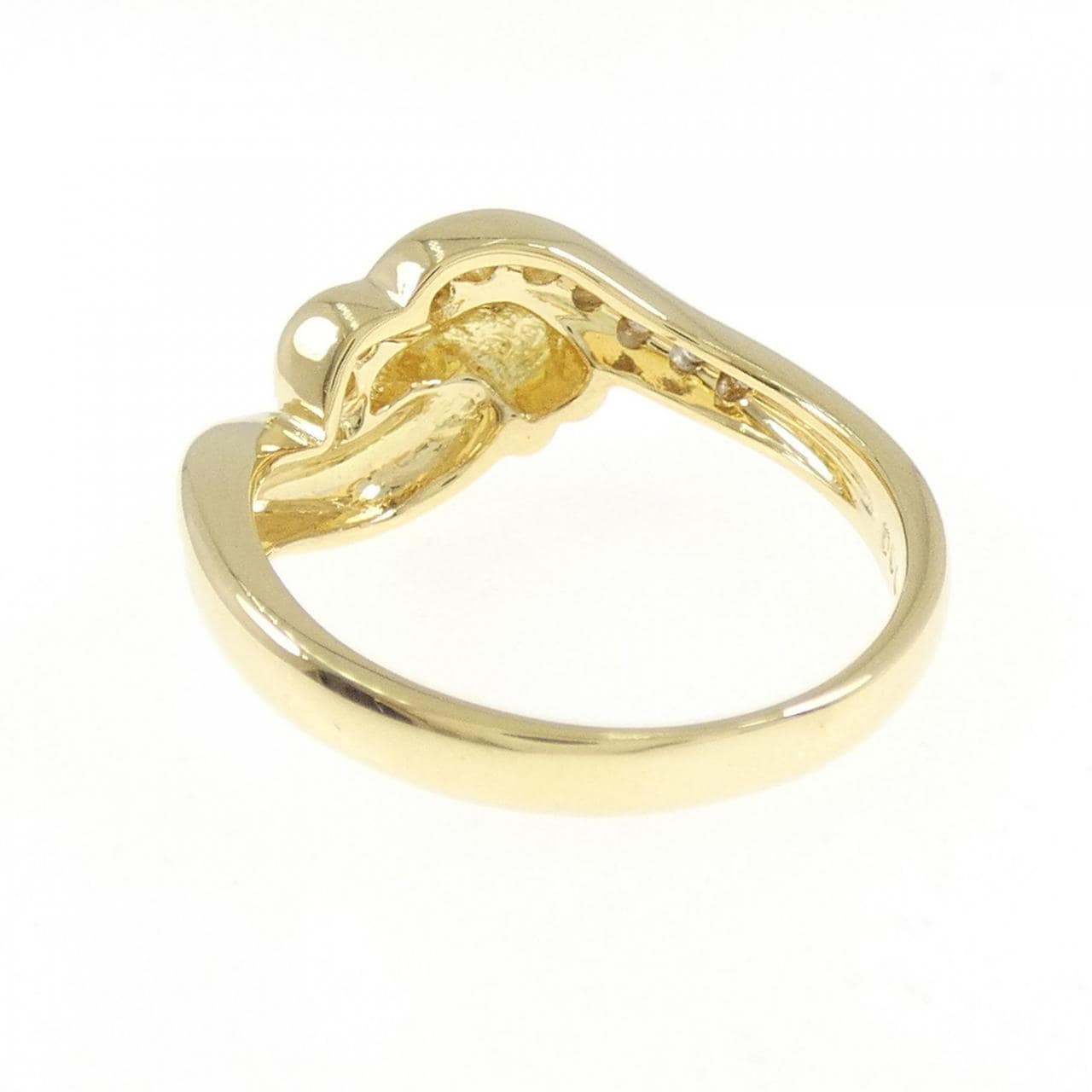 K18YG ダイヤモンド リング 0.09CT