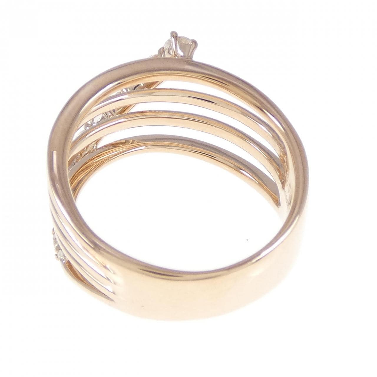 K18PG ダイヤモンド リング 0.50CT