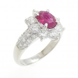 PT900 ルビー リング 1.137CT ビルマ産