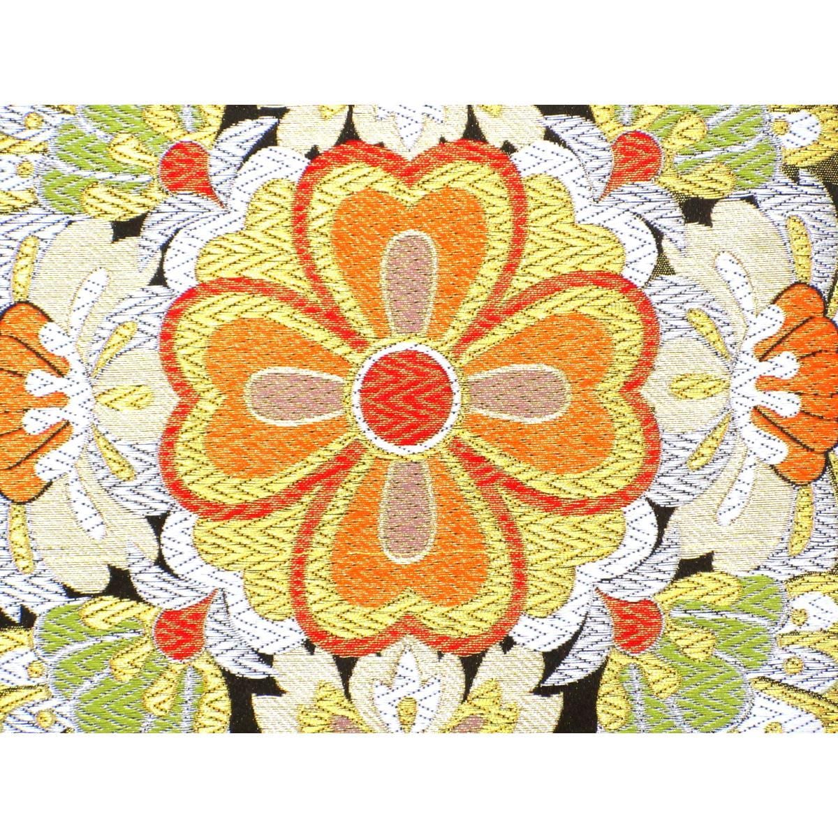 袋帯　全通柄　　芯なし仕立