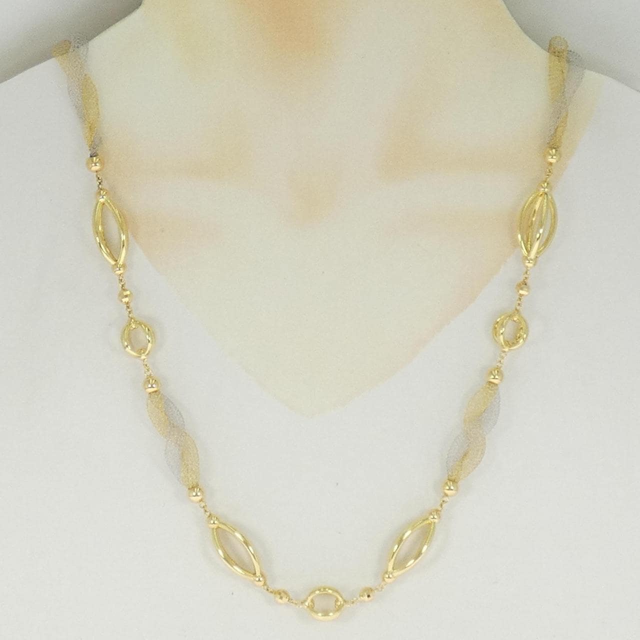 K18YG/K18WG ネックレス