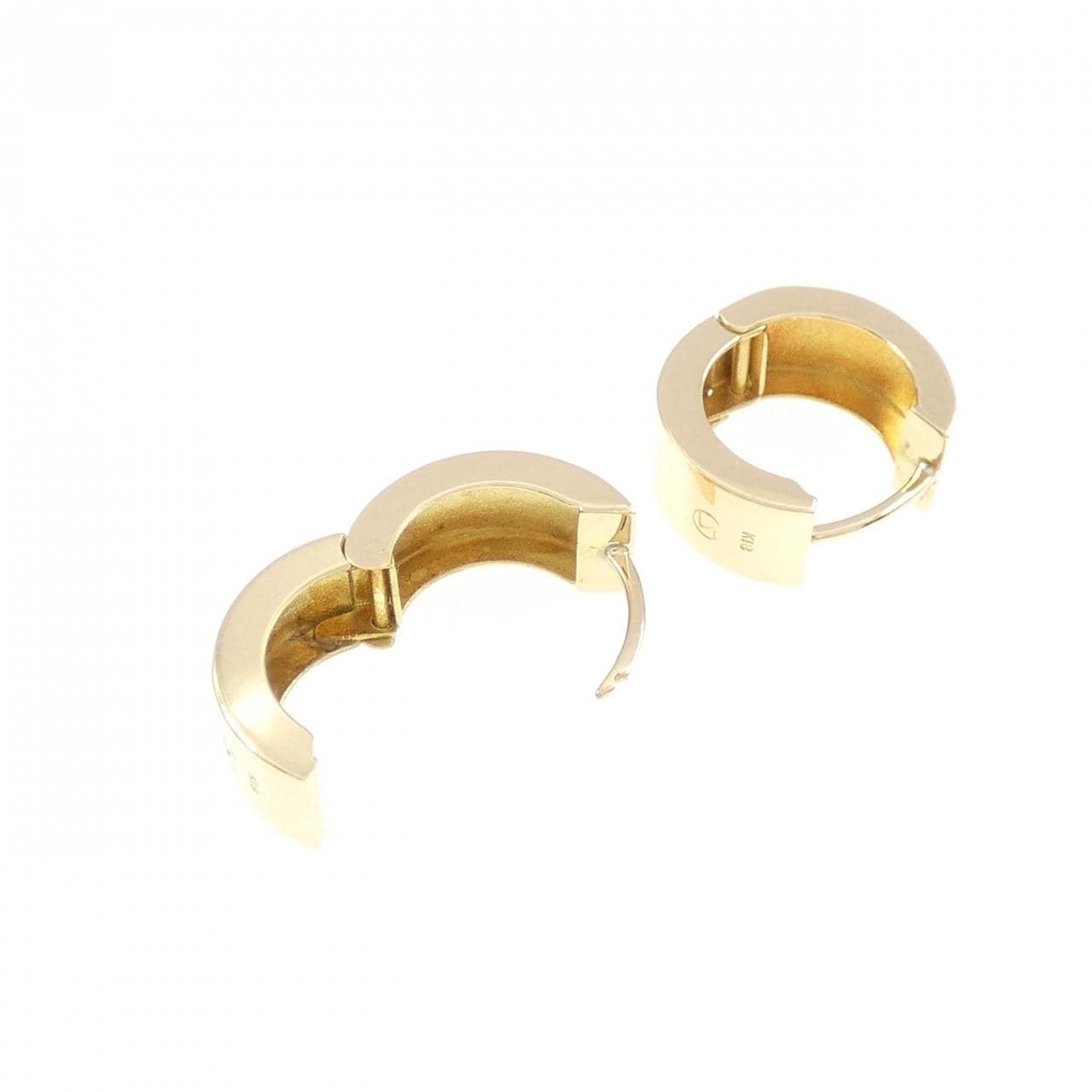 K18YG フープ ピアス