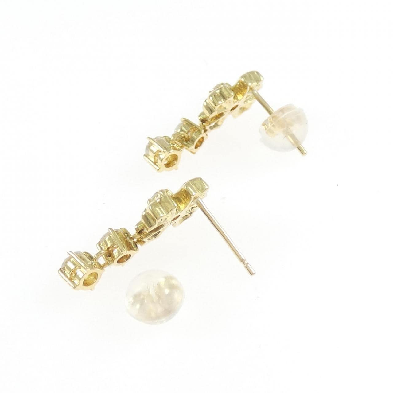 K18YG ダイヤモンド ピアス 0.30CT