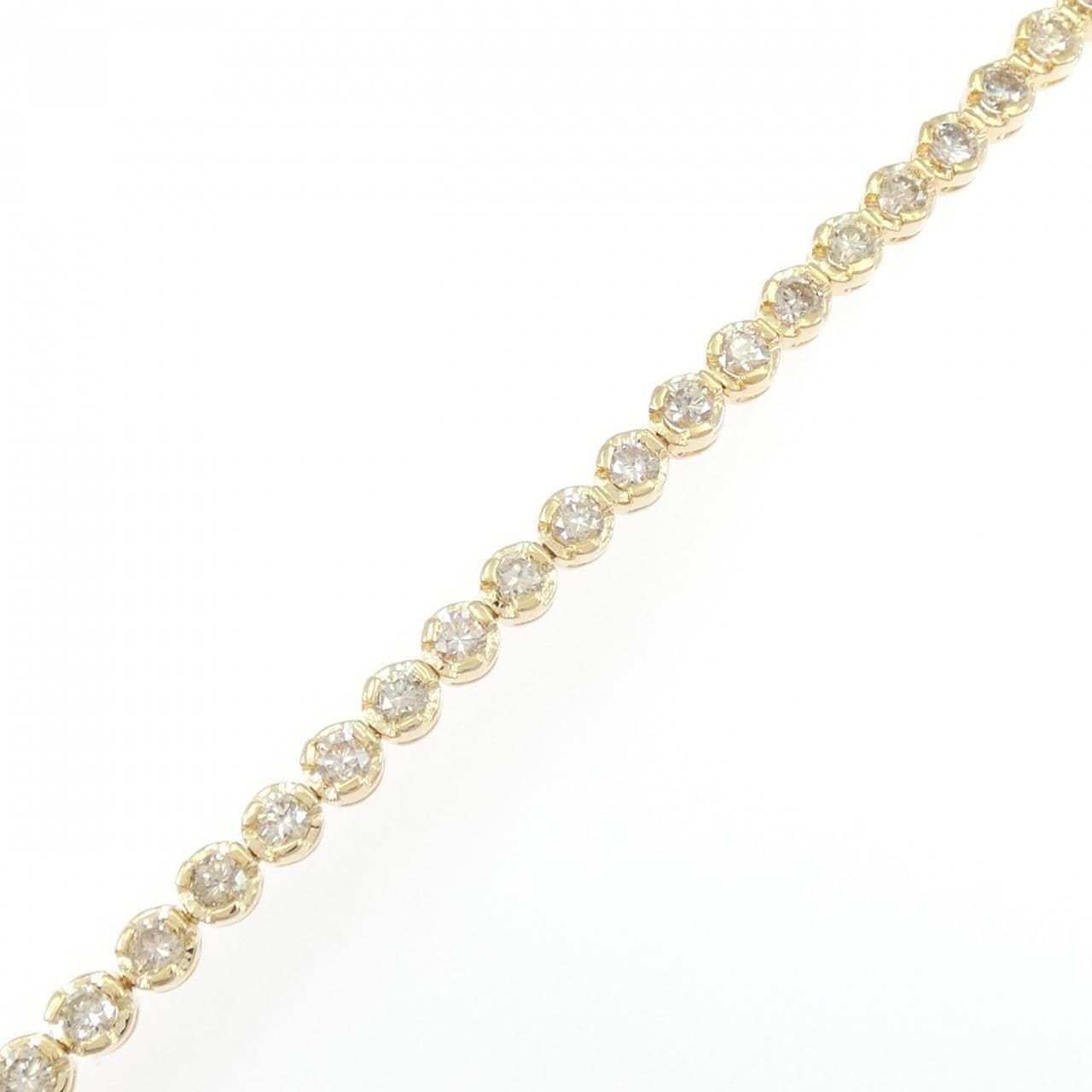 K18YG ダイヤモンド ブレスレット 3.00CT