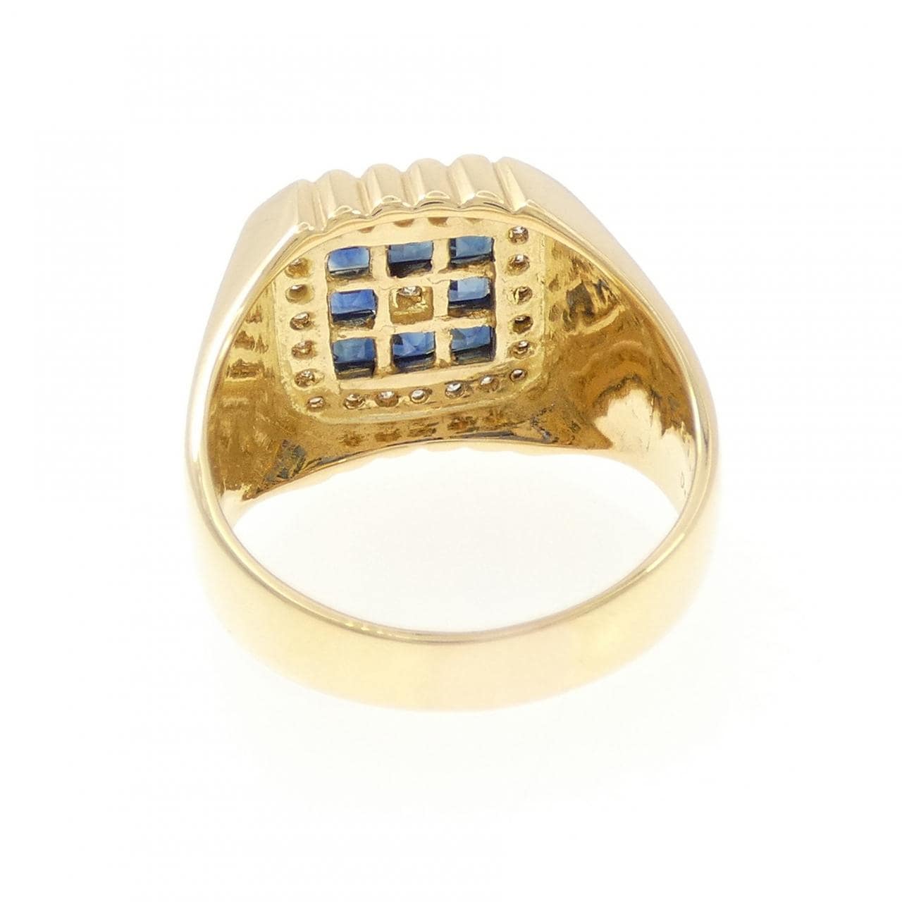 K18YG サファイヤ リング 1.10CT