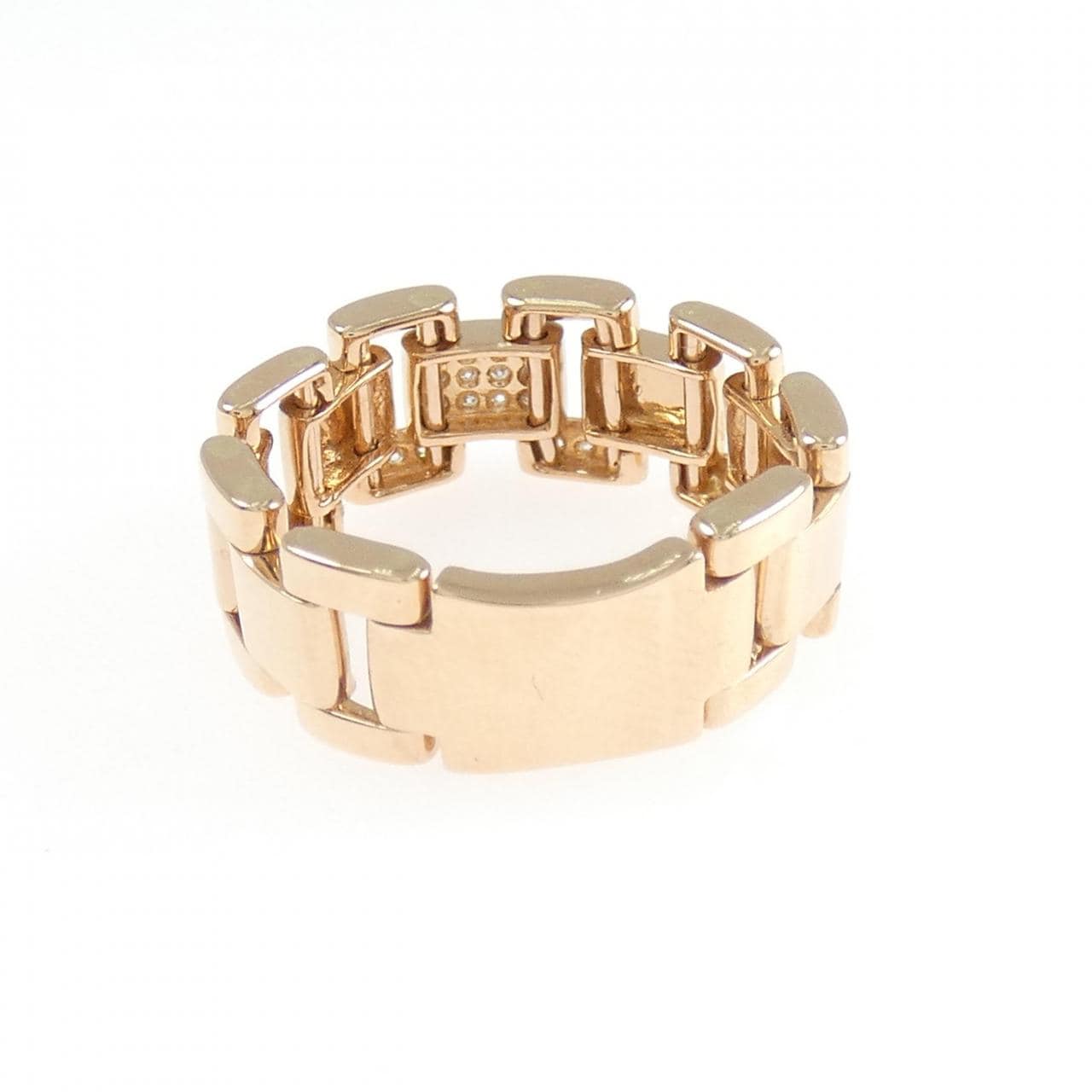 K18PG ダイヤモンド リング 0.10CT