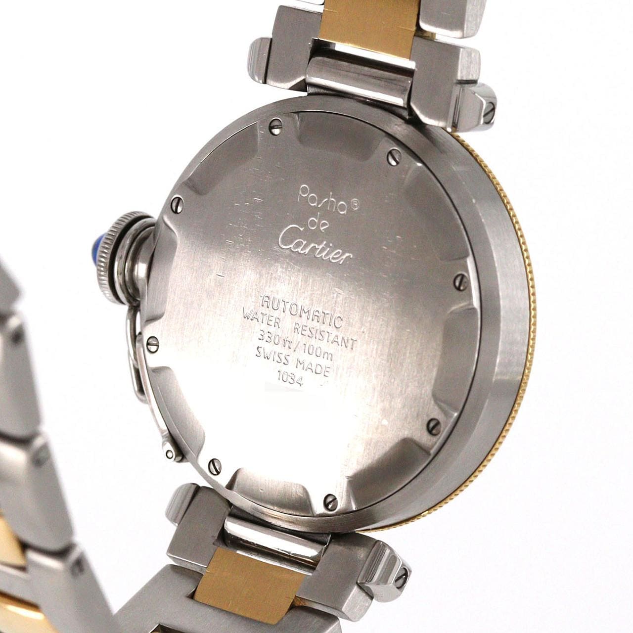 【ノーメンテナンス還元価格】カルティエ パシャ･ドゥ･カルティエプロンジャー コンビ W31016N1 SSxYG 自動巻