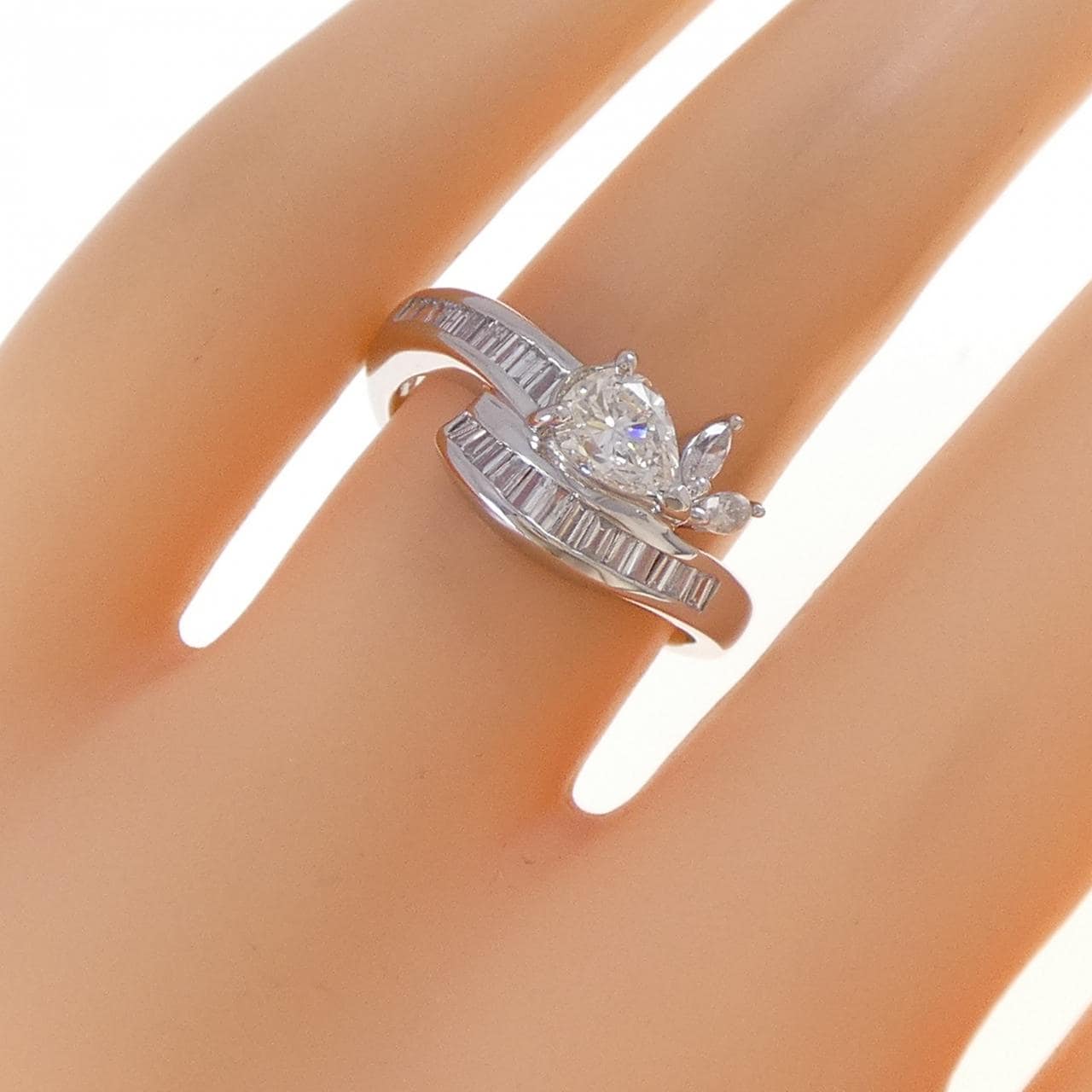 PT900 ダイヤモンド リング 0.51CT