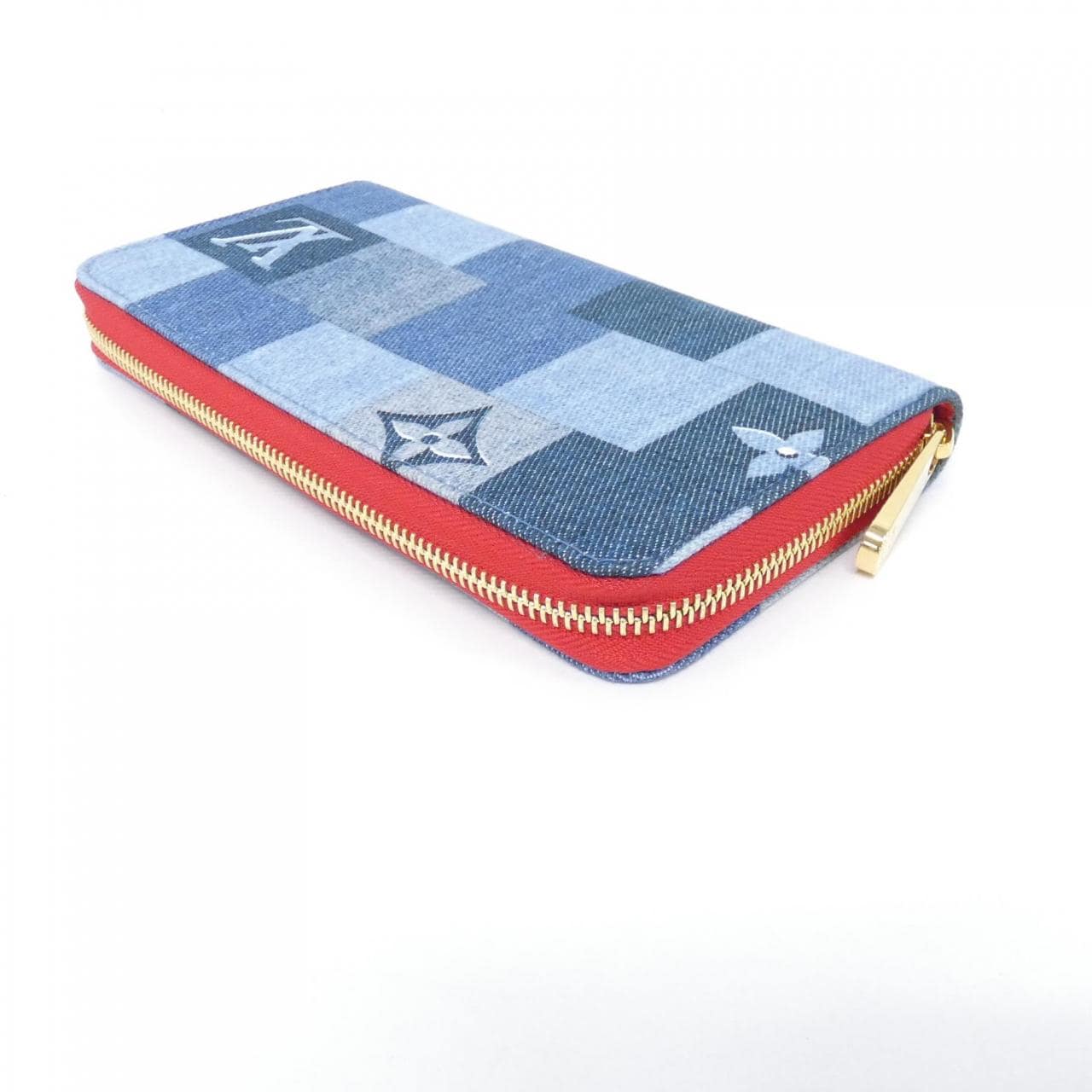 ルイヴィトン デニム モノグラム ジッピー ウォレット M44938 財布