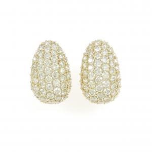 K18YG ダイヤモンド イヤリング 3.40CT