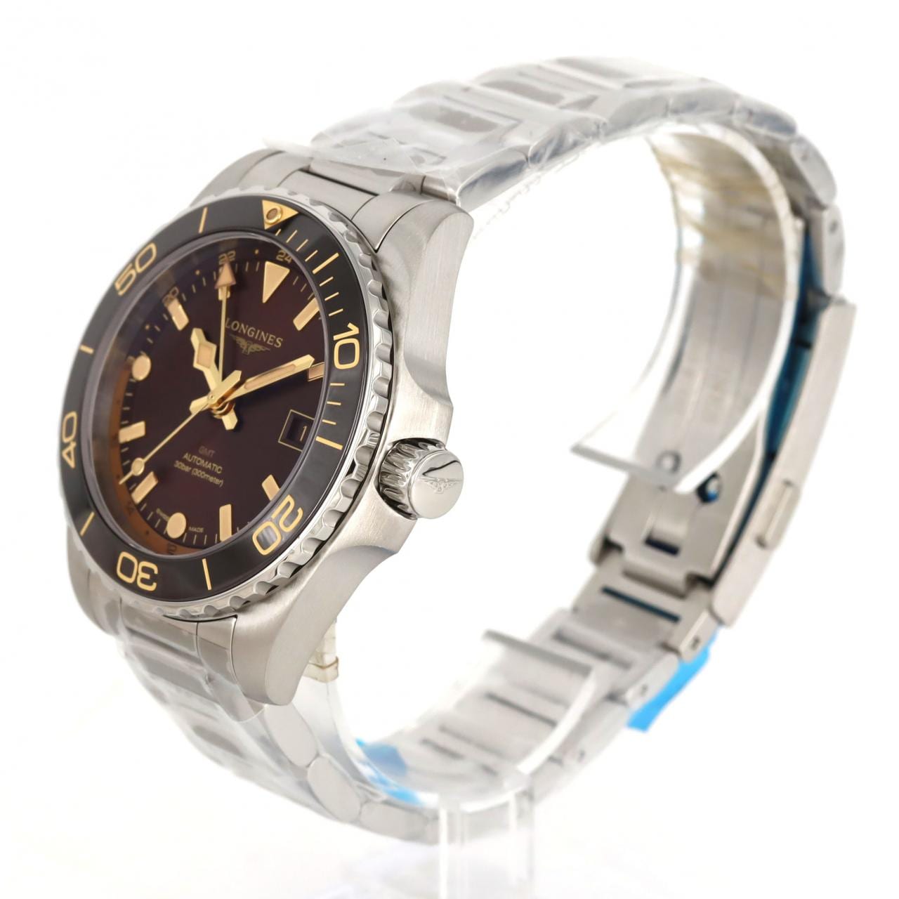 [未使用品] LONGINES Hydro Conquest GMT L3.790.4.66.6 SS自动上弦