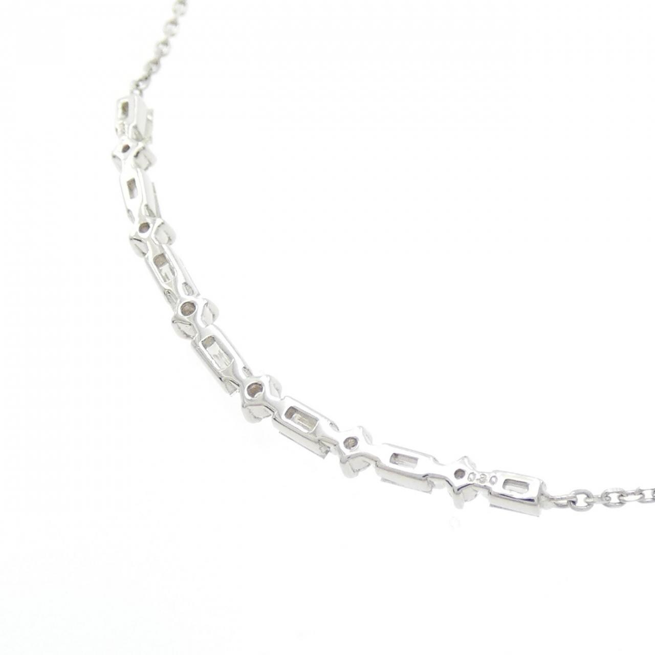 【新品】PT900/PT850 ダイヤモンド ネックレス 0.30CT