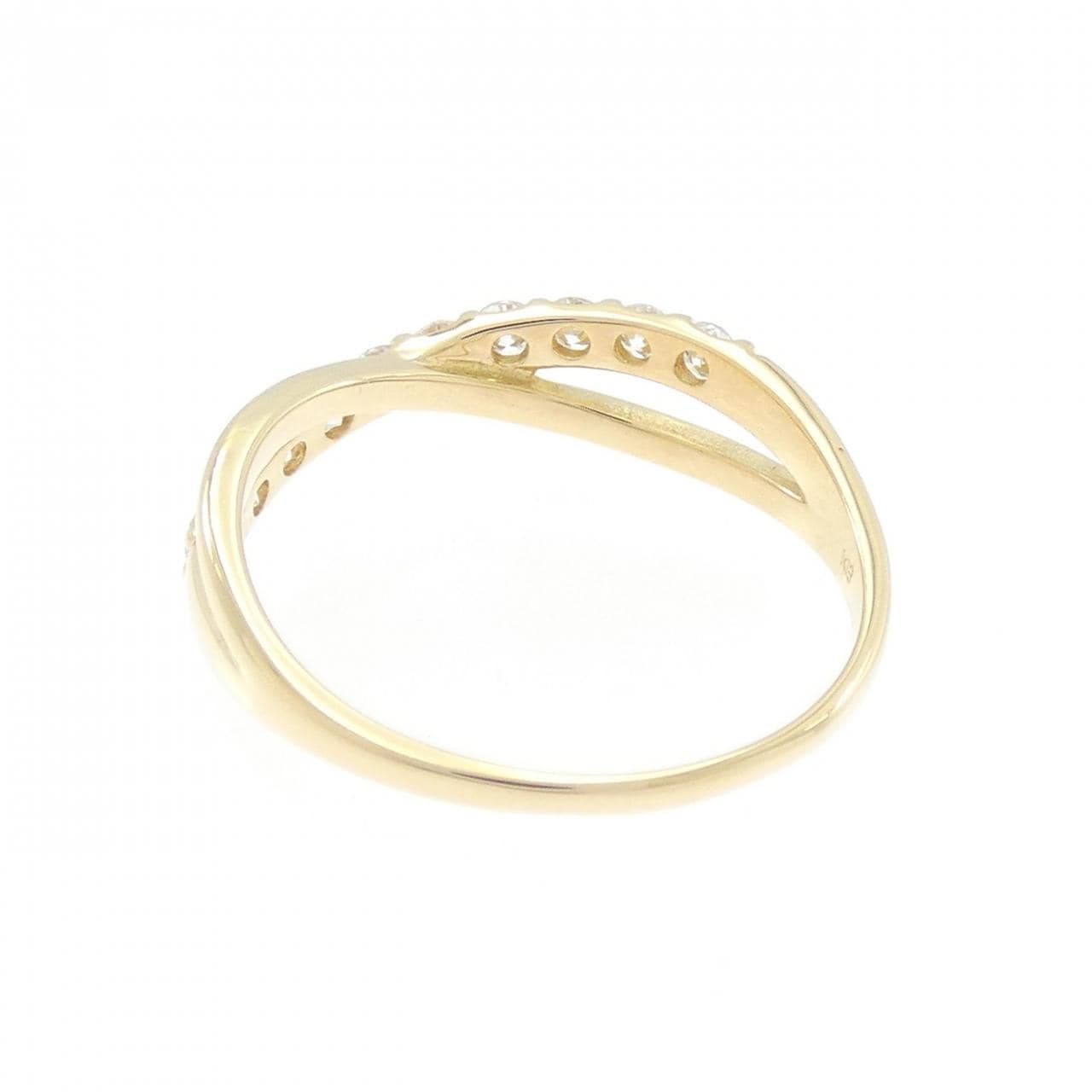 【リメイク】K18YG ダイヤモンド リング 0.30CT