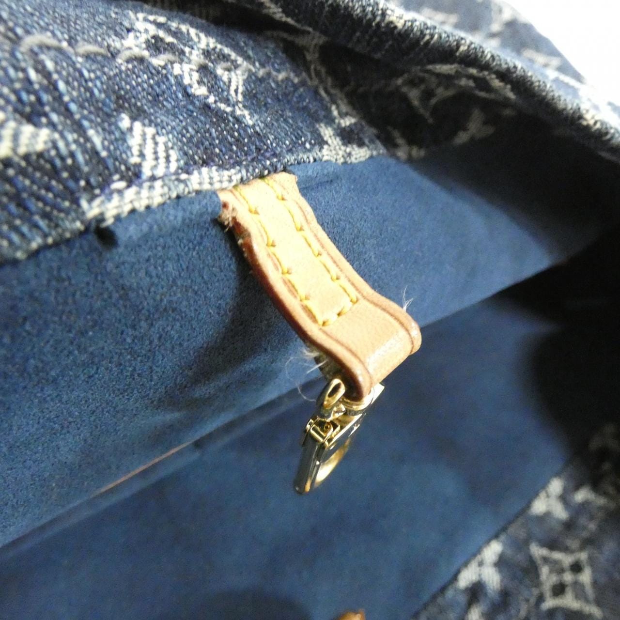 ルイヴィトン モノグラム デニム デイリー GM M40493 ショルダーバッグ