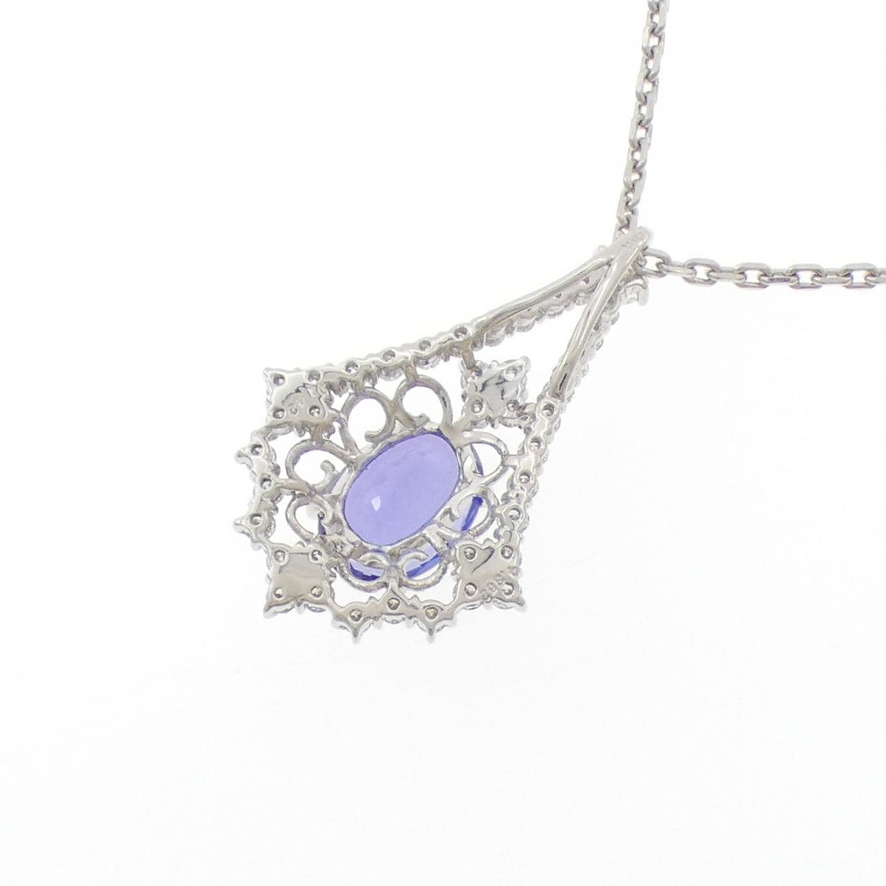 PT900/PT850 タンザナイト ネックレス 4.362CT