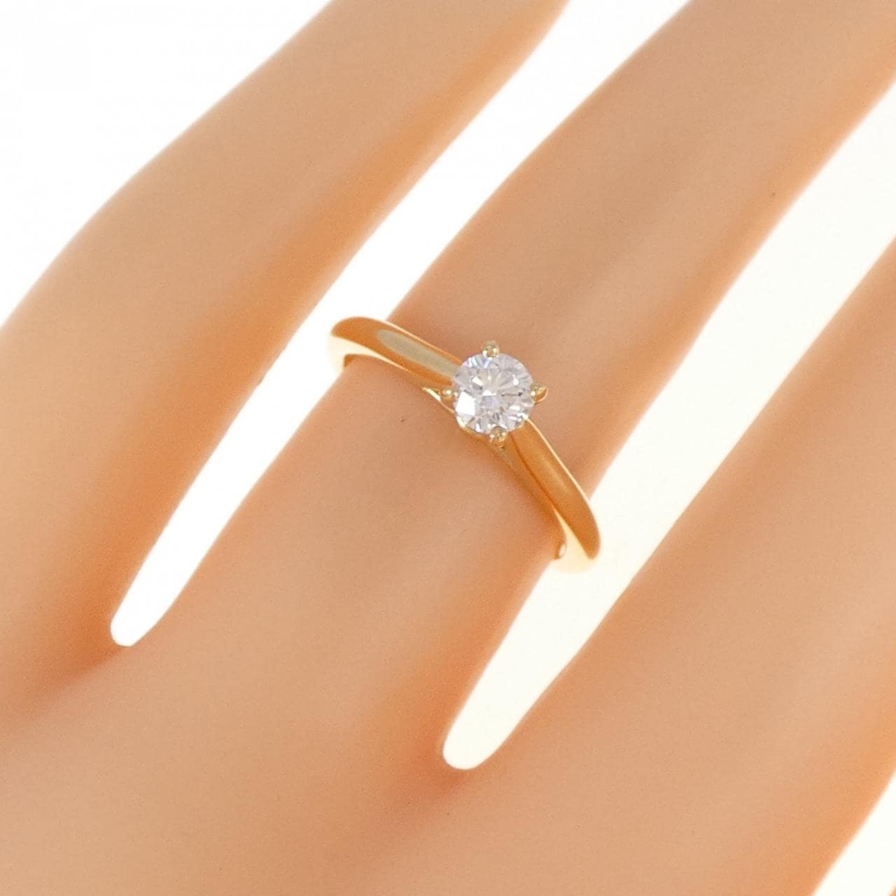 カルティエ MKコーフィル リング 0.25CT D VVS1 3EXT