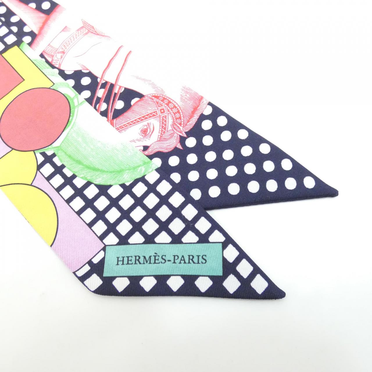 エルメス CAVALIER EN FORMES ツイリー 064008S スカーフ